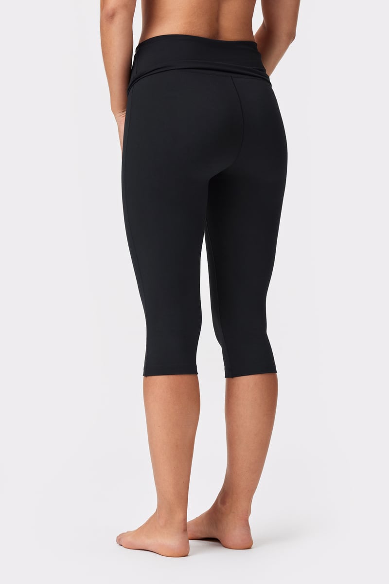 Soft Fold Over Capri Leggings